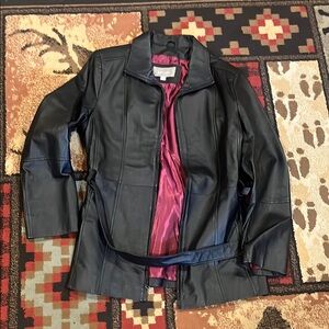 Womens Croft and barrow leather jacket